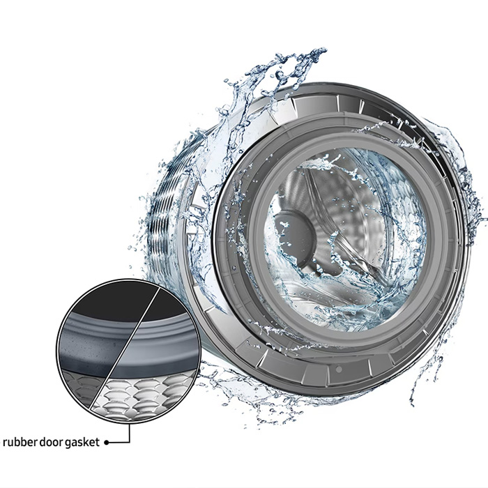 Samsung Mesin Cuci Front Loading Hygiene Steam 8 Kg - WW80FG3M05AWSE | WW80 FG3M05 AWSE